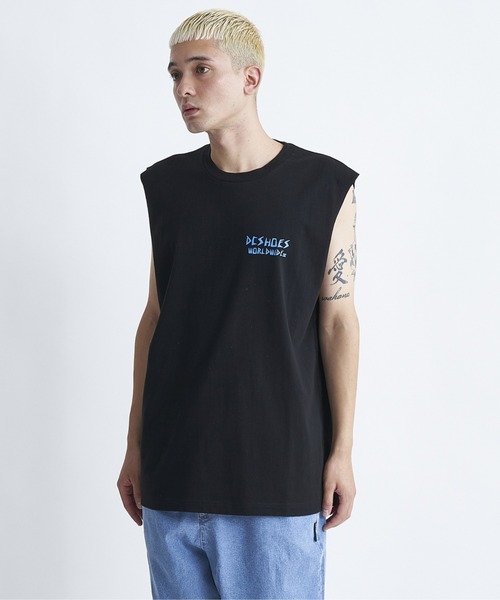 DC SHOES（ディーシーシューズ）の「24 SKATE SKULL SLEEV/DCマッスルタンク（Tシャツ/カットソー・メンズ・ホワイト/ブラック/サンドベージュ/ブラック系その他・MEDIUM/LARGE/X-LARGE）」の10枚目の写真