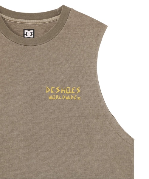 DC SHOES（ディーシーシューズ）の「24 SKATE SKULL SLEEV/DCマッスルタンク（Tシャツ/カットソー・メンズ・ホワイト/ブラック/サンドベージュ/ブラック系その他・MEDIUM/LARGE/X-LARGE）」の6枚目の写真