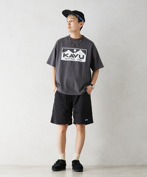 KAVU（カブー）の「KAVU / カブー 別注 Chillba Dog T-SH（Tシャツ/カットソー・メンズ・ブラック/ホワイト・MEDIUM/LARGE/X-LARGE）」の14枚目の写真