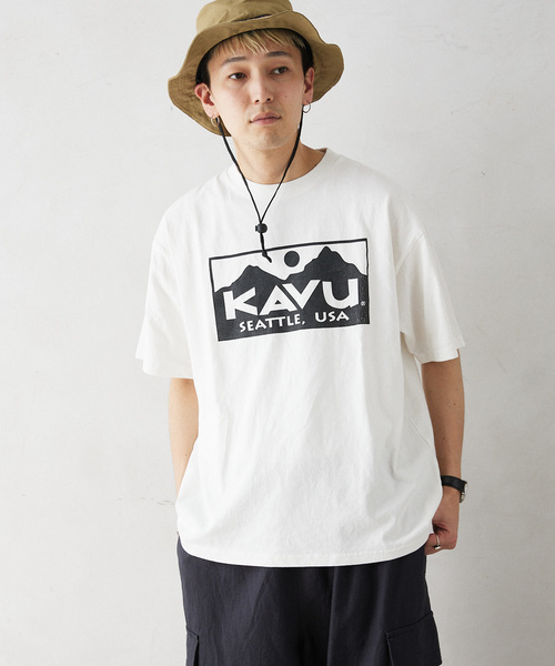 KAVU（カブー）の「KAVU / カブー 別注 Chillba Dog T-SH（Tシャツ/カットソー・メンズ・ブラック/ホワイト・MEDIUM/LARGE/X-LARGE）」の5枚目の写真