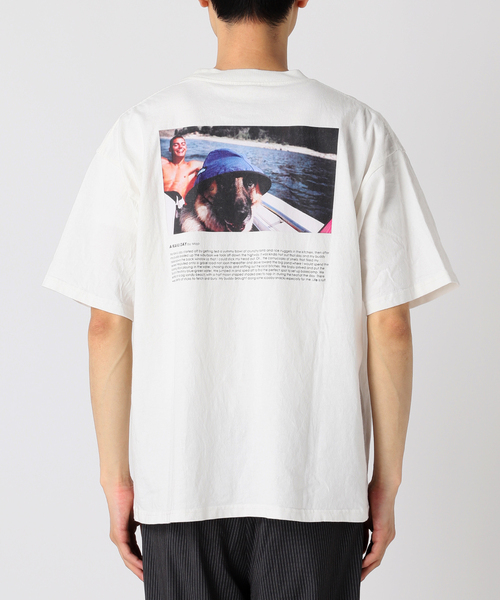 KAVU（カブー）の「KAVU / カブー 別注 Chillba Dog T-SH（Tシャツ/カットソー・メンズ・ブラック/ホワイト・MEDIUM/LARGE/X-LARGE）」の12枚目の写真