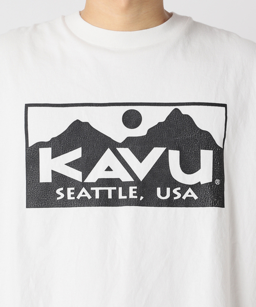 KAVU（カブー）の「KAVU / カブー 別注 Chillba Dog T-SH（Tシャツ/カットソー・メンズ・ブラック/ホワイト・MEDIUM/LARGE/X-LARGE）」の16枚目の写真