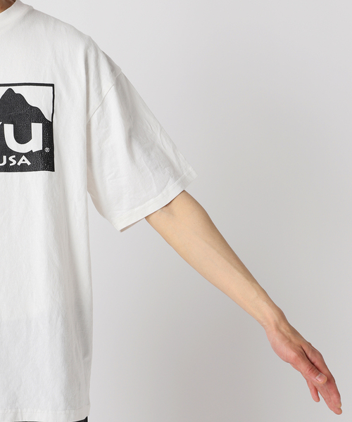 KAVU（カブー）の「KAVU / カブー 別注 Chillba Dog T-SH（Tシャツ/カットソー・メンズ・ブラック/ホワイト・MEDIUM/LARGE/X-LARGE）」の17枚目の写真