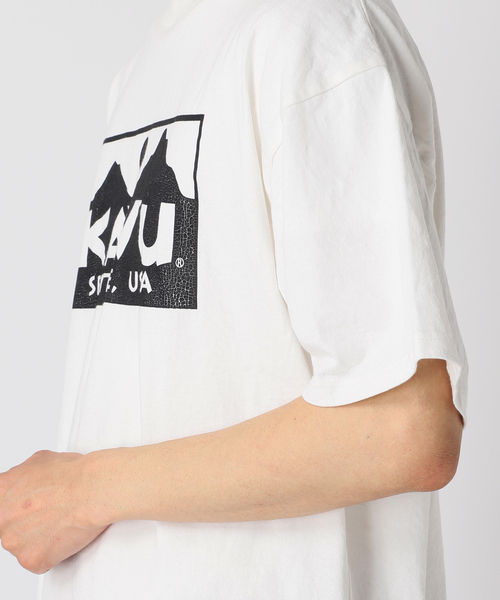 KAVU（カブー）の「KAVU / カブー 別注 Chillba Dog T-SH（Tシャツ/カットソー・メンズ・ブラック/ホワイト・MEDIUM/LARGE/X-LARGE）」の18枚目の写真