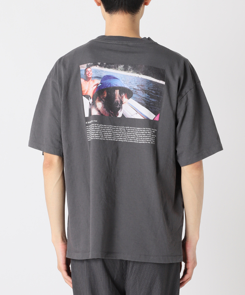 KAVU（カブー）の「KAVU / カブー 別注 Chillba Dog T-SH（Tシャツ/カットソー・メンズ・ブラック/ホワイト・MEDIUM/LARGE/X-LARGE）」の22枚目の写真