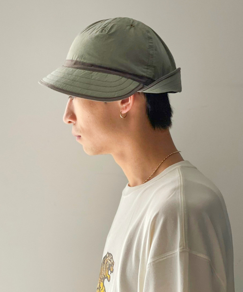 rajabrooke ラジャブルック 3PANEL HAT olive RAJABROOKE 3 PANEL HAT - OLIVE | BOTTOM LINE