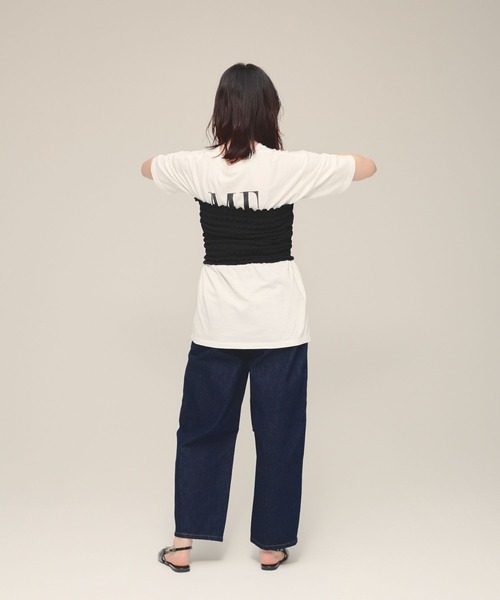eL（エル）の「【eL】Jacquard Bare/135580（その他トップス・レディース・ブラック/オフホワイト・FREE）」の16枚目の写真