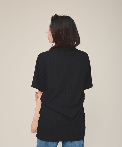 eL（エル）の「【eL】Jacquard Bare/135580（その他トップス・レディース・ブラック/オフホワイト・FREE）」の9枚目の写真