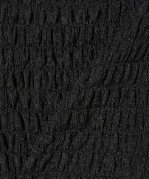 eL（エル）の「【eL】Jacquard Bare/135580（その他トップス・レディース・ブラック/オフホワイト・FREE）」の4枚目の写真