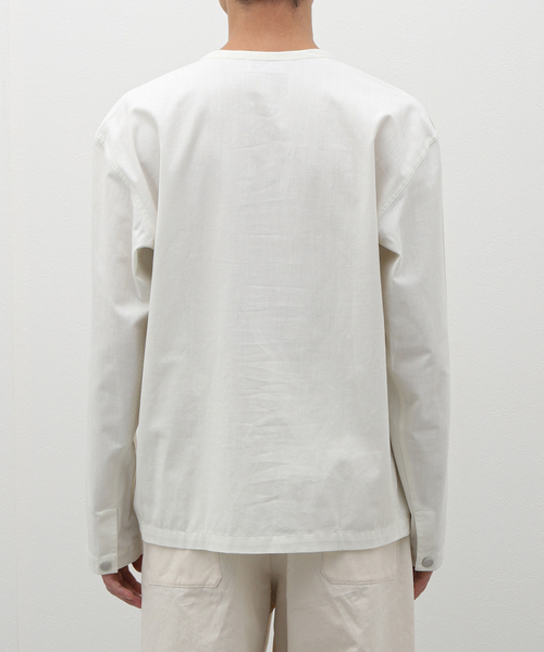 【LEMAIRE】Vネック 長袖Tシャツ LEMAIRE - 【残り一点】V Neck Shirt | ACRMTSM ONLINE STORE