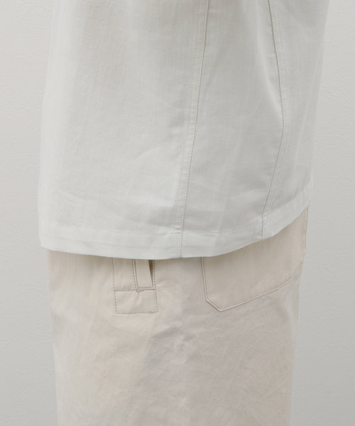 LEMAIRE（ルメール）の「LEMAIRE (ルメール) LS V-NECK TOP TO1232 LF1253（Tシャツ/カットソー・メンズ・ホワイト/ネイビー・48/46）」の13枚目の写真