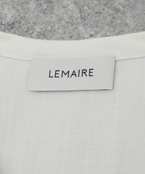 LEMAIRE（ルメール）の「LEMAIRE (ルメール) LS V-NECK TOP TO1232 LF1253（Tシャツ/カットソー・メンズ・ホワイト/ネイビー・48/46）」の14枚目の写真