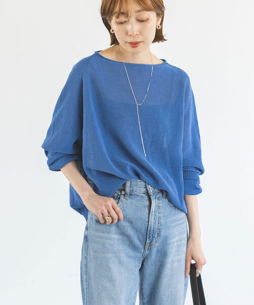 セール】《追加》ペーパーヤーン裏天竺プルオーバー 3（ニット