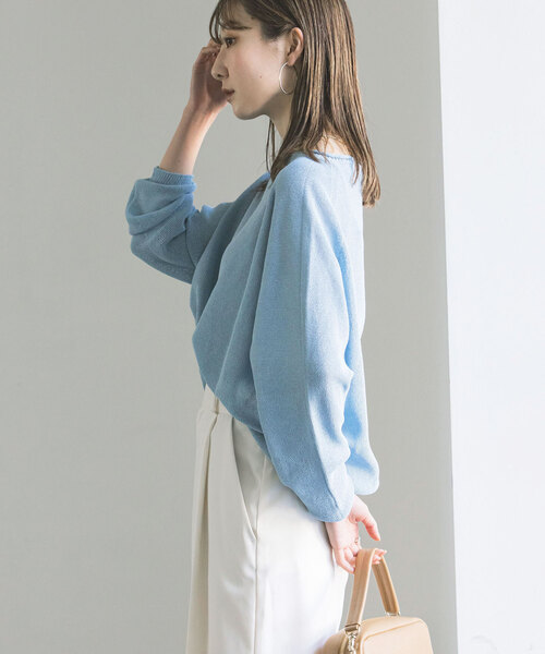 【新品未使用】NOBLE ペーパーヤーン裏天竺プルオーバー 2024SS Noble（ノーブル）の「《追加》ペーパーヤーン裏天竺プル