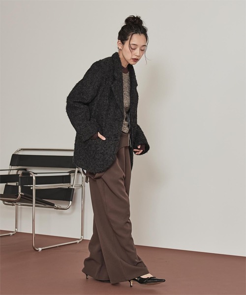 【美品】希少 ミナペルホネン mutteri テーラードジャケット ウール M mina perhonen tambourine ステンカラージャケット - ミナペルホネン