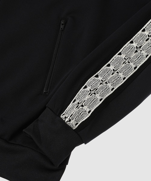 SASQUATCHfabrix.（サスクワァッチファブリックス）の「LACE TAPE TRACK JACKET（その他アウター・メンズ・ブラック/パープル系その他・M/L/XL）」の12枚目の写真