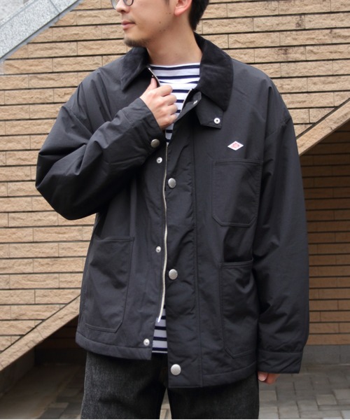 DANTON ナイロンタフタカバーオールジャケット DANTON/ダントン ナイロンタフタ カバーオールジャケット