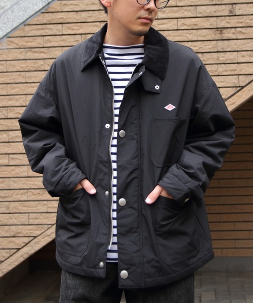 【新品未使用】DANTON ダントン ナイロンタフタ カバーオール ジャケット DANTON/ダントン ナイロンタフタ カバーオールジャケット