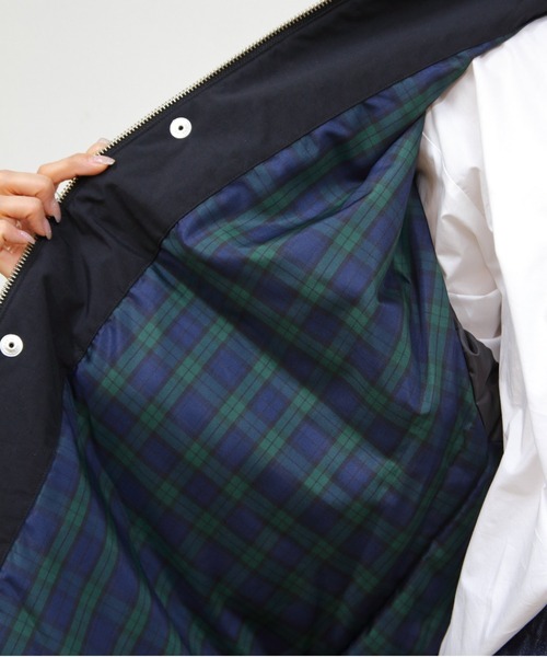 DANTON(ダントン)の「DANTON/ダントン ナイロンタフタ カバーオールジャケット COVERALL JACKET DT-A0524 NTF(カバーオール・メンズ・ダークオリーブ/ブラック・40/38/42/44)」の6枚目の写真