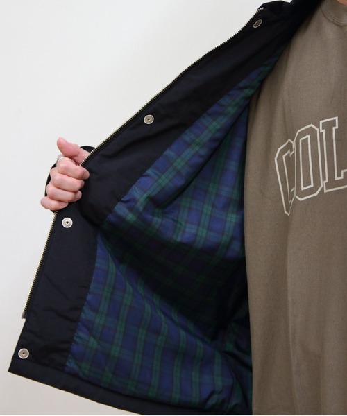 DANTON(ダントン)の「DANTON/ダントン ナイロンタフタ カバーオールジャケット COVERALL JACKET DT-A0524 NTF(カバーオール・メンズ・ダークオリーブ/ブラック・40/38/42/44)」の16枚目の写真