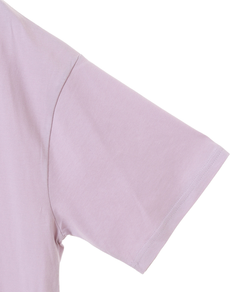 SOFFITTO（ソフィット）の「USAコットン天竺接触冷感転写プリントTシャツ(取り扱い店舗限定)（Tシャツ/カットソー・レディース・グレイッシュベージュ/オフホワイト/ラベンダー/チャコールグレー・FREE）」の7枚目の写真