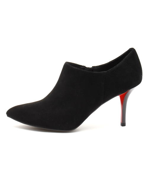 STACCATO(スタッカート)の「レッドヒールブーティ(ブーティ・レディース・ダークブラック・23cm/24.5cm/23.5cm/22.5cm/24cm)」の2枚目の写真
