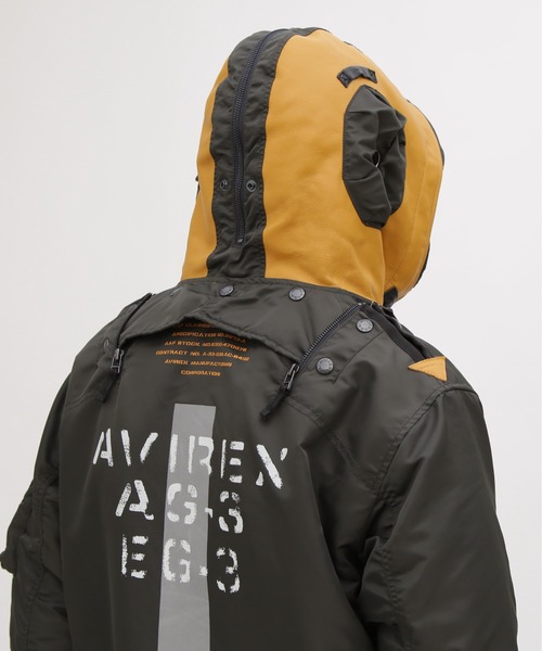 AVIREX（アヴィレックス）の「《WEB&DEPOT限定》MA-1 REMODEL / MA-1 リモデル / AVIREX / アヴィレックス（MA-1・メンズ・セージグリーン/ブラック/カーキ/ロイヤルブルー/チャコール/レッド・MEDIUM/LARGE/X-LARGE/XX-LARGE）」の16枚目の写真