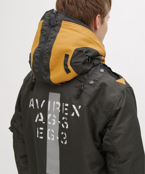 AVIREX（アヴィレックス）の「《WEB&DEPOT限定》MA-1 REMODEL / MA-1 リモデル / AVIREX / アヴィレックス（MA-1・メンズ・セージグリーン/ブラック/カーキ/ロイヤルブルー/チャコール/レッド・MEDIUM/LARGE/X-LARGE/XX-LARGE）」の15枚目の写真