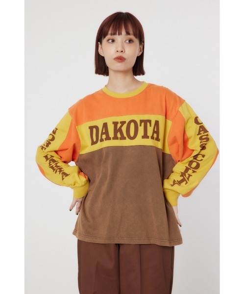 RODEO CROWNS WIDE BOWL(ロデオクラウンズワイドボウル)の「GOOD OLD RACER L/S Tシャツ(Tシャツ/カットソー・レディース・レッド系その他/ブラウン系その他/ホワイト系その他・FREE)」の4枚目の写真