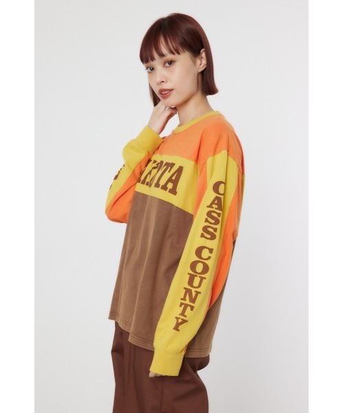 RODEO CROWNS WIDE BOWL(ロデオクラウンズワイドボウル)の「GOOD OLD RACER L/S Tシャツ(Tシャツ/カットソー・レディース・レッド系その他/ブラウン系その他/ホワイト系その他・FREE)」の6枚目の写真