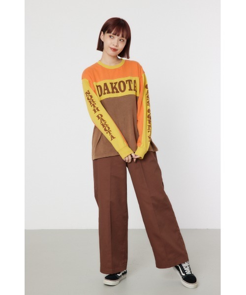 RODEO CROWNS WIDE BOWL(ロデオクラウンズワイドボウル)の「GOOD OLD RACER L/S Tシャツ(Tシャツ/カットソー・レディース・レッド系その他/ブラウン系その他/ホワイト系その他・FREE)」の8枚目の写真