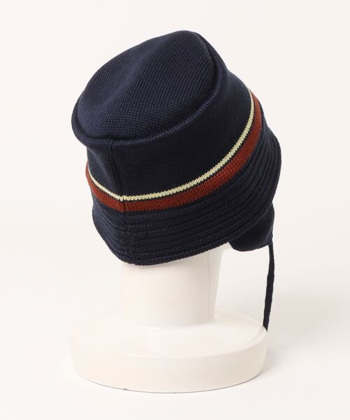 OVERRIDE（オーバーライド）の「OVERRIDE  EARFLAP KNIT BUCKET / オーバーライド（ハット・メンズ・ブラック/ベージュ/ネイビー・57~59cm）」の4枚目の写真