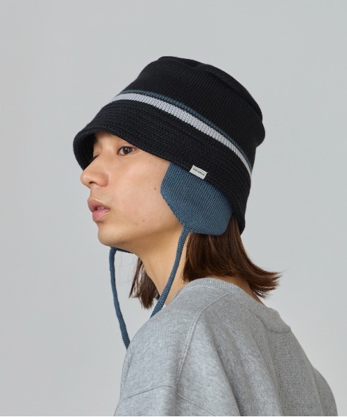 【セール】OVERRIDE EARFLAP KNIT BUCKET / オーバーライド（ハット）｜OVERRIDE（オーバーライド）