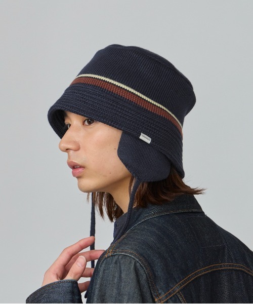 【セール】OVERRIDE EARFLAP KNIT BUCKET / オーバーライド（ハット）｜OVERRIDE（オーバーライド）