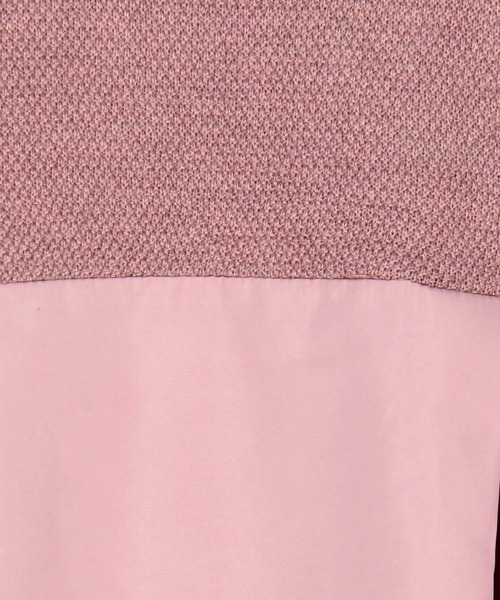 Grand PARK（グランドパーク）の「ニットブラウス ドッキングプルオーバー（シャツ/ブラウス・レディース・ブラック/ホワイト/ピンク/ブラウン・FREE）」の17枚目の写真