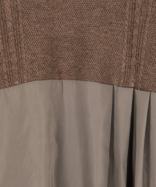 Grand PARK（グランドパーク）の「ニットブラウス ドッキングプルオーバー（シャツ/ブラウス・レディース・ブラック/ホワイト/ピンク/ブラウン・FREE）」の19枚目の写真