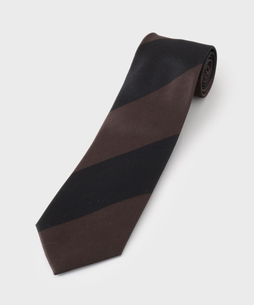 TAKEO KIKUCHI（タケオキクチ）の「◆【Made in JAPAN】マットサテン ストライプ ネクタイ（ネクタイ・メンズ・ターコイズブルー系3/ブラック系2/レンガ・00）」の8枚目の写真