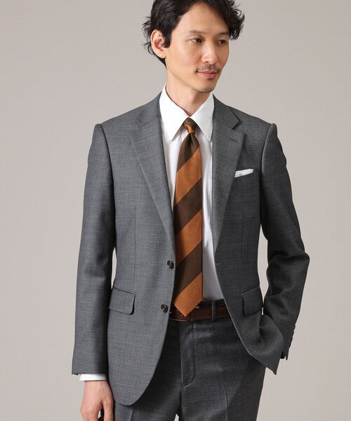 TAKEO KIKUCHI（タケオキクチ）の「◆【Made in JAPAN】マットサテン ストライプ ネクタイ（ネクタイ・メンズ・ターコイズブルー系3/ブラック系2/レンガ・00）」の12枚目の写真