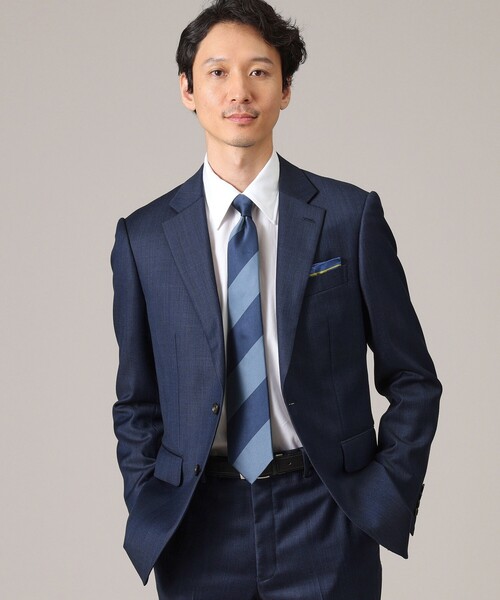 TAKEO KIKUCHI（タケオキクチ）の「◆【Made in JAPAN】マットサテン ストライプ ネクタイ（ネクタイ・メンズ・ターコイズブルー系3/ブラック系2/レンガ・00）」の15枚目の写真