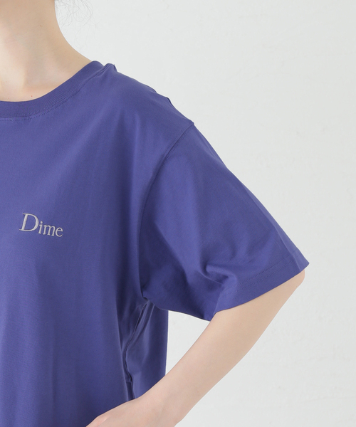 関税送料込み【DIME】クラシックスモール ロゴ TShirt (Purple) 関税送料込み【DIME】クラシックスモール ロゴ TShirt (Purple