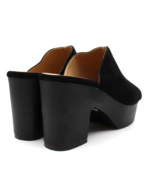 Chico（チコ）の「スエードサボ（サンダル・レディース・グレー/ベージュ/ブラック・LARGE/MEDIUM/SMALL）」の6枚目の写真