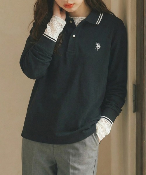 セール】【U.S. POLO ASSN.】Twin Tipped POLO shirts longsleeve