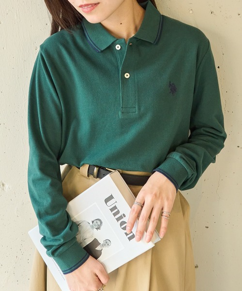 セール】【U.S. POLO ASSN.】Twin Tipped POLO shirts longsleeve