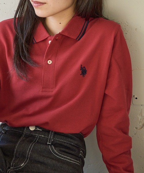 セール】【U.S. POLO ASSN.】Twin Tipped POLO shirts longsleeve