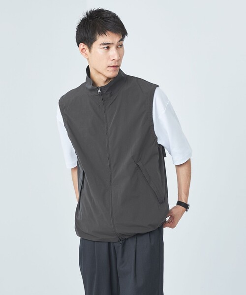 green label relaxing（グリーンレーベルリラクシング）の「スペクテイト ベスト（ベスト・メンズ・ブラック/ダークグレー・L/M/S）」の3枚目の写真