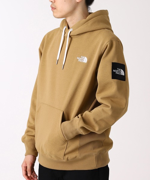 THE NORTH FACE(ザノースフェイス)の「THE NORTH FACE Square Logo Hoodie NT62338(パーカー・メンズ・ベージュ/ネイビー/グレー/ブラック・LARGE/SMALL/X-LARGE/MEDIUM)」の3枚目の写真