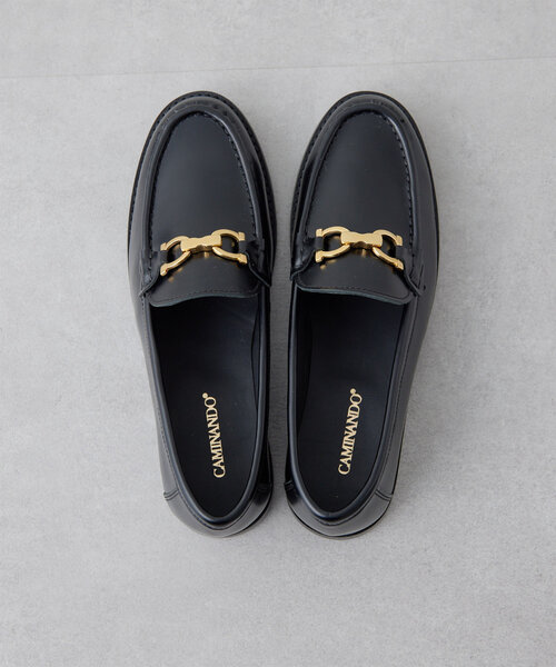 CAMINANDO（カミナンド）の「【CAMINANDO】ビットローファー（ローファー・レディース・ブラック・6/7/8）」の10枚目の写真