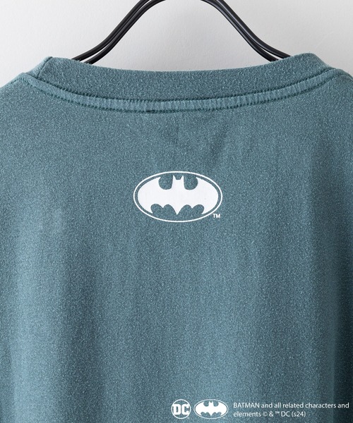 UNIIT（ユニット）の「【BATMAN/バットマン】パウダーブリーチ加工 ビッグシルエットロンT ドロップショルダー オーバーサイズ　ヴィンテージ加工（Tシャツ/カットソー・メンズ・グレー系その他/グレー系その他2/グリーン系その他2/ブルー系その他・LARGE/MEDIUM）」の14枚目の写真