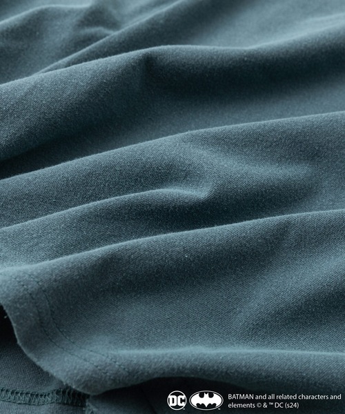 UNIIT（ユニット）の「【BATMAN/バットマン】パウダーブリーチ加工 ビッグシルエットロンT ドロップショルダー オーバーサイズ　ヴィンテージ加工（Tシャツ/カットソー・メンズ・グレー系その他/グレー系その他2/グリーン系その他2/ブルー系その他・LARGE/MEDIUM）」の15枚目の写真