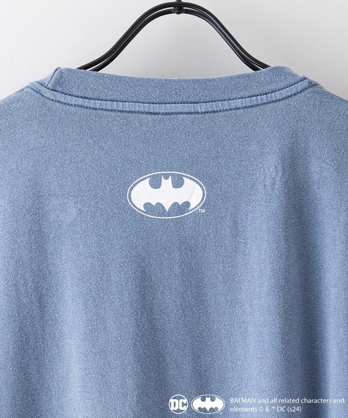 UNIIT（ユニット）の「【BATMAN/バットマン】パウダーブリーチ加工 ビッグシルエットロンT ドロップショルダー オーバーサイズ　ヴィンテージ加工（Tシャツ/カットソー・メンズ・グレー系その他/グレー系その他2/グリーン系その他2/ブルー系その他・LARGE/MEDIUM）」の18枚目の写真